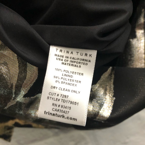 Trina Turk Rachelle Jacquard Sheath Dress Bell 2 - Picture 4 of 8